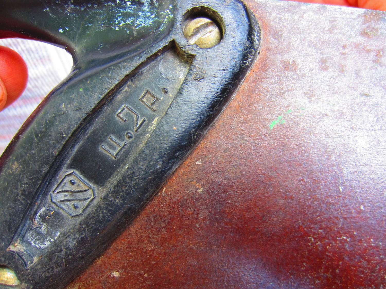 Everything from the Soviet period seems to have the price permanently imprinted on it. You can see from the handle that this saw was only 2 rubles.