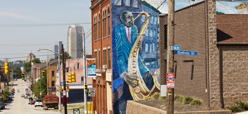 The Hill District, a neighborhood in the Pittsburgh Central Keystone Innovation Zone