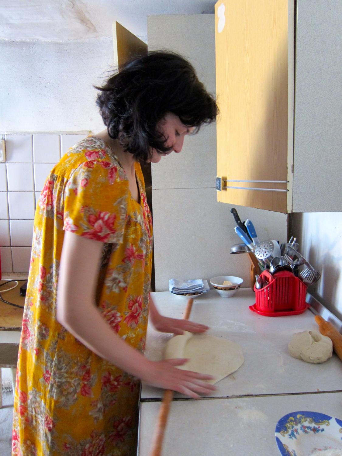Umeda from IMON International working dough like a pro