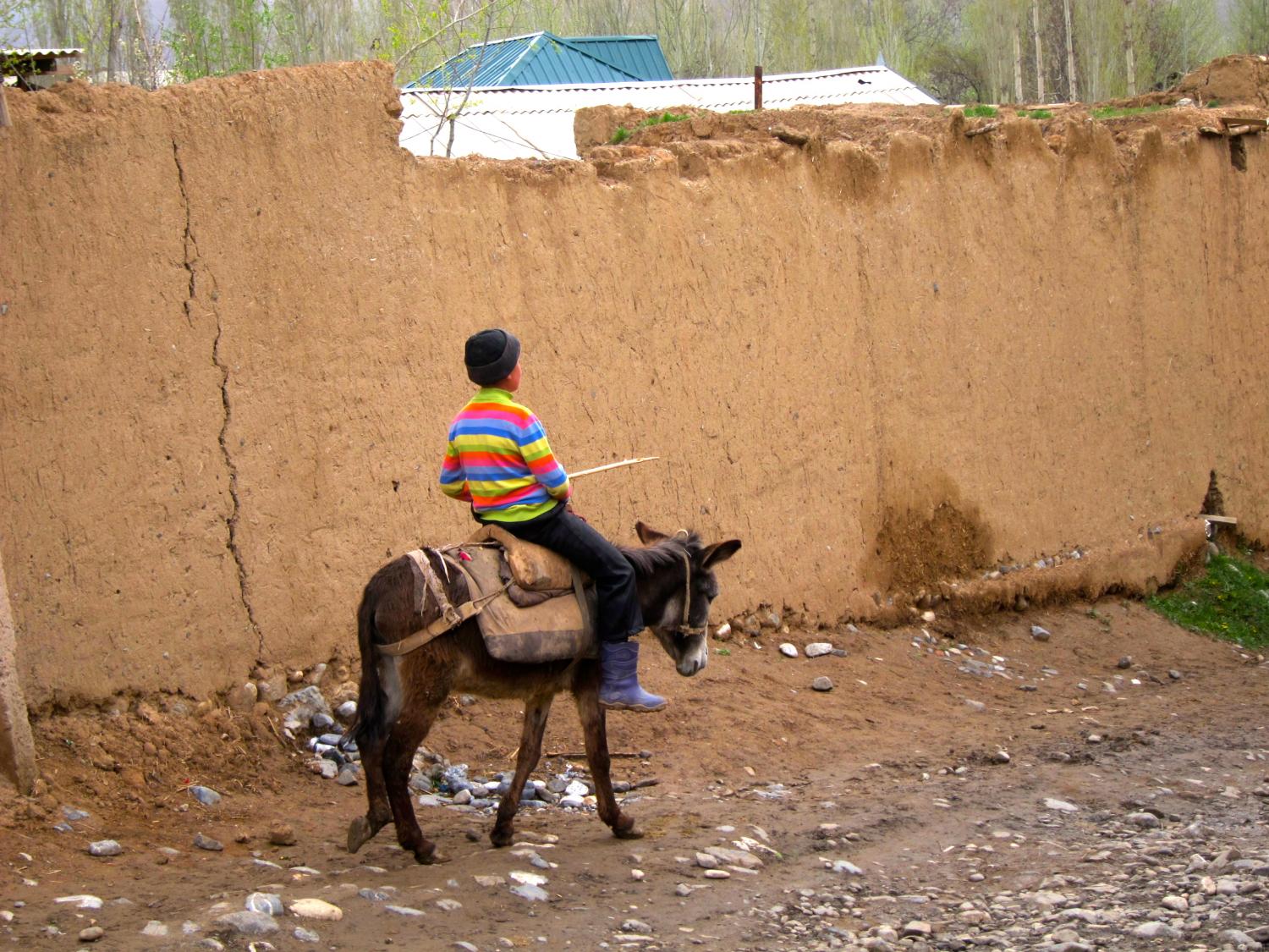 On the Silk Road in Penjikent town