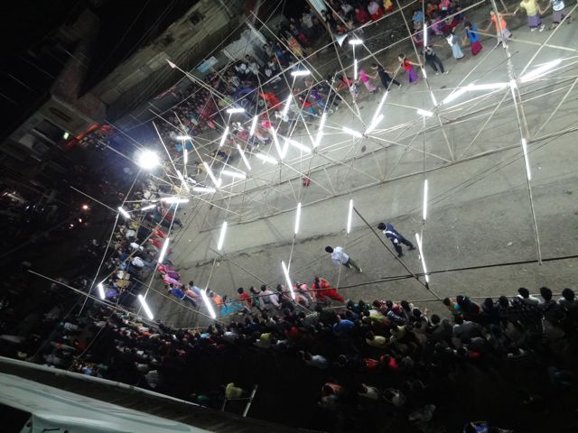 The most people I've ever seen in one place at one time here