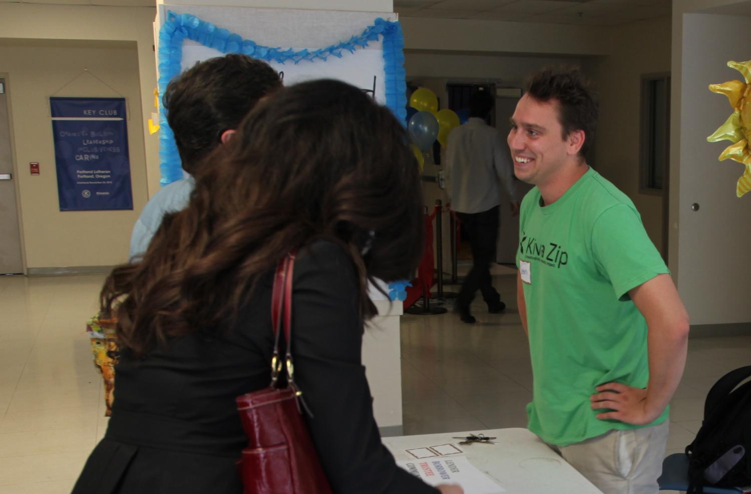 Justin, Kiva Zip extraordinaire, dropping knowledge on event attendees