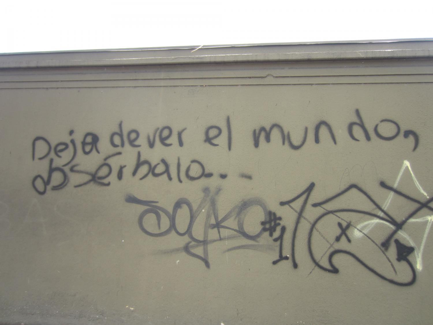 "Stop seeing the world, observe it..."