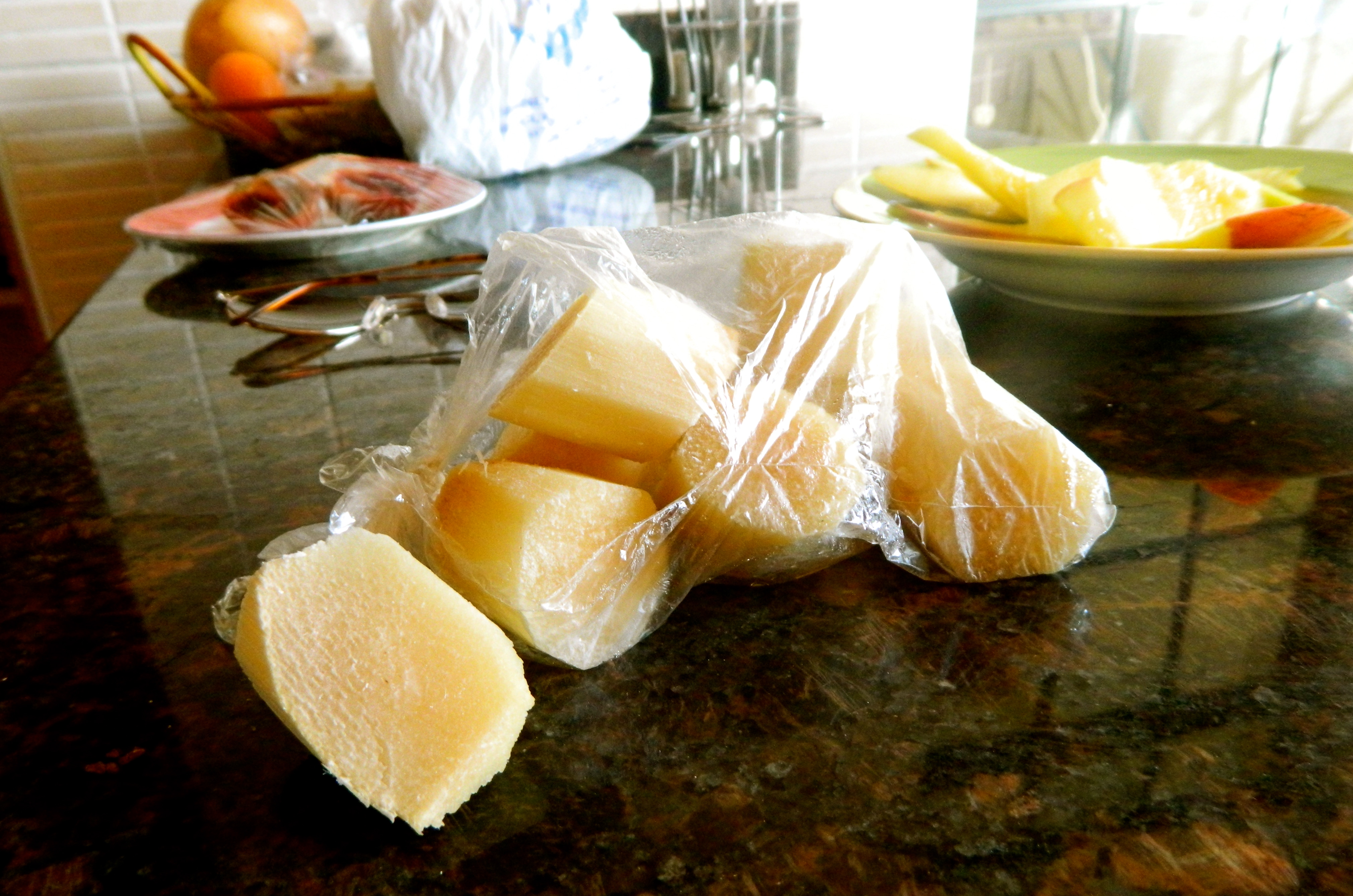 One of my (many) bags of sugar cane.