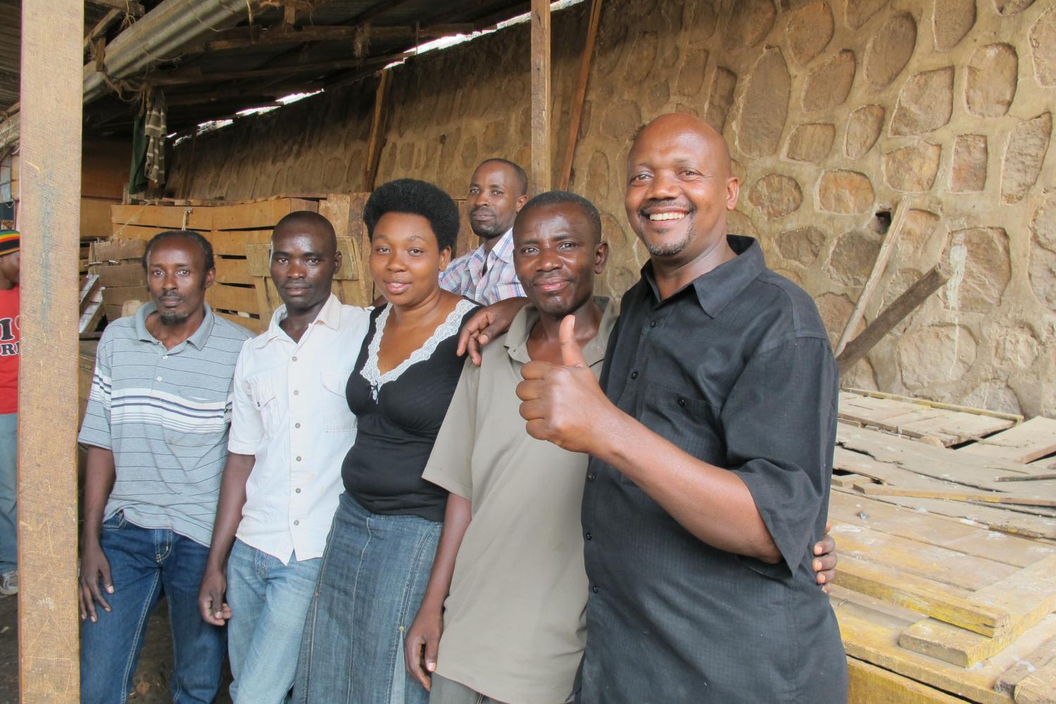 Jeanette with her co-op members