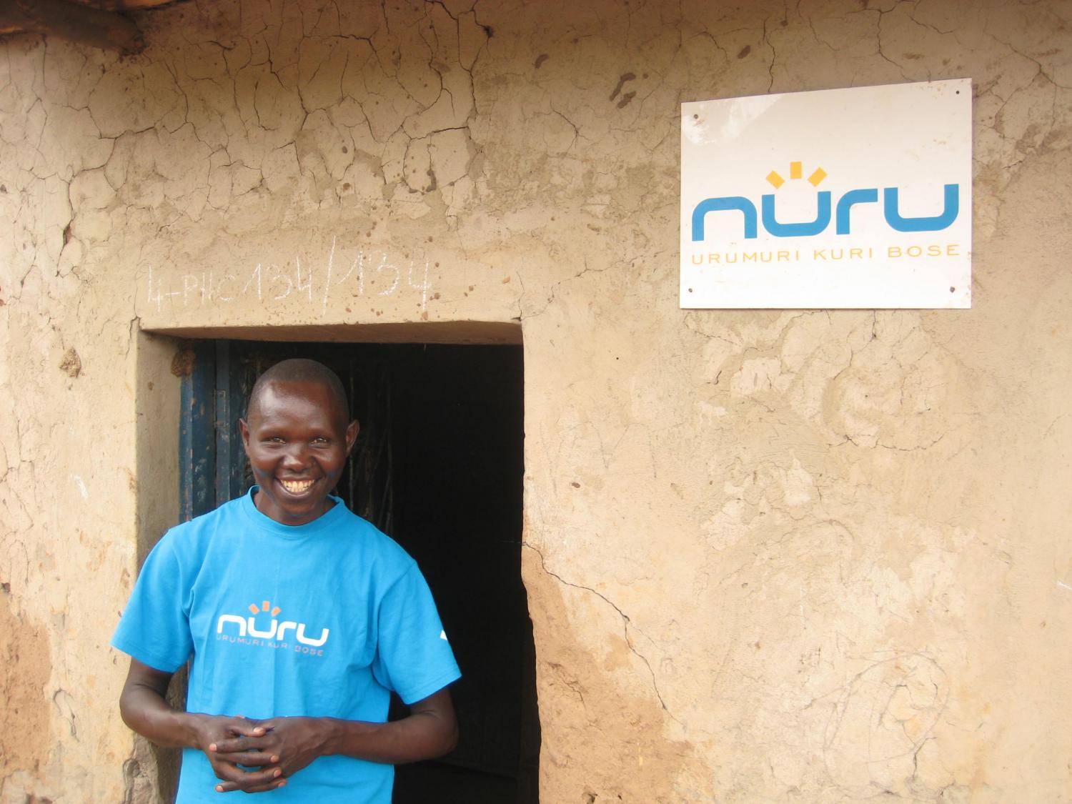 Elias is one happy Nuru VLE