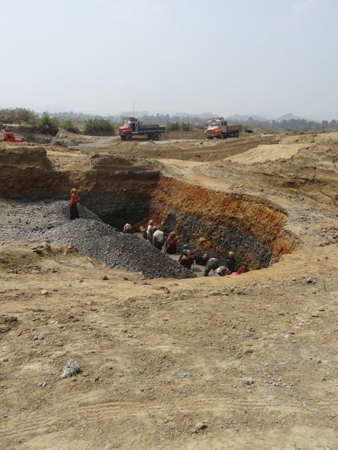 The scope of sand sieving operations