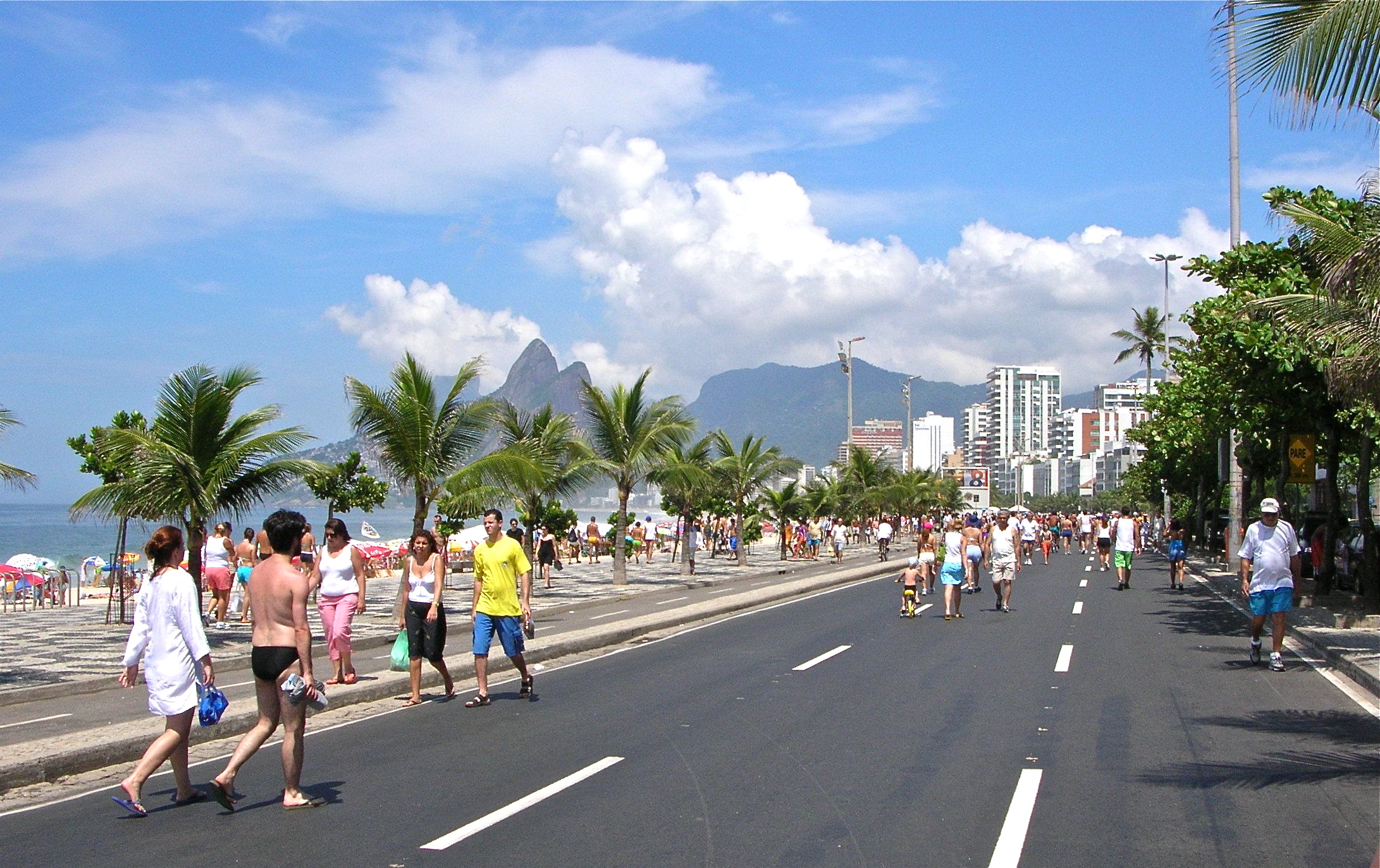 Go for a run along Copacabana and see how you might meet! Rio de Janeiro, Brazil