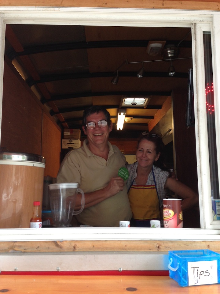 Fernando, owner and primary operator of El Pilon food truck in downtown Portland.