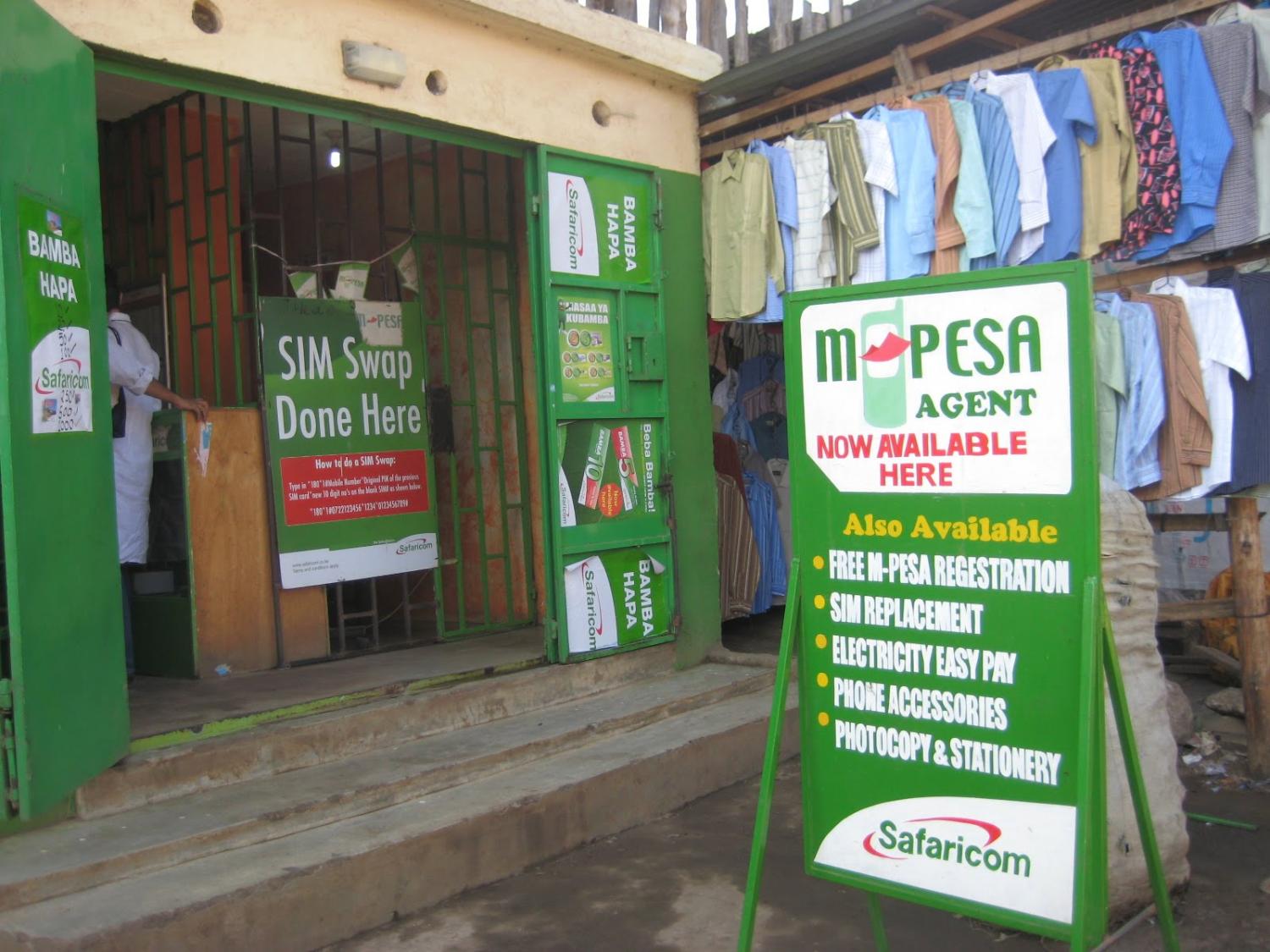 Mpesa Kiosk in Nairobi