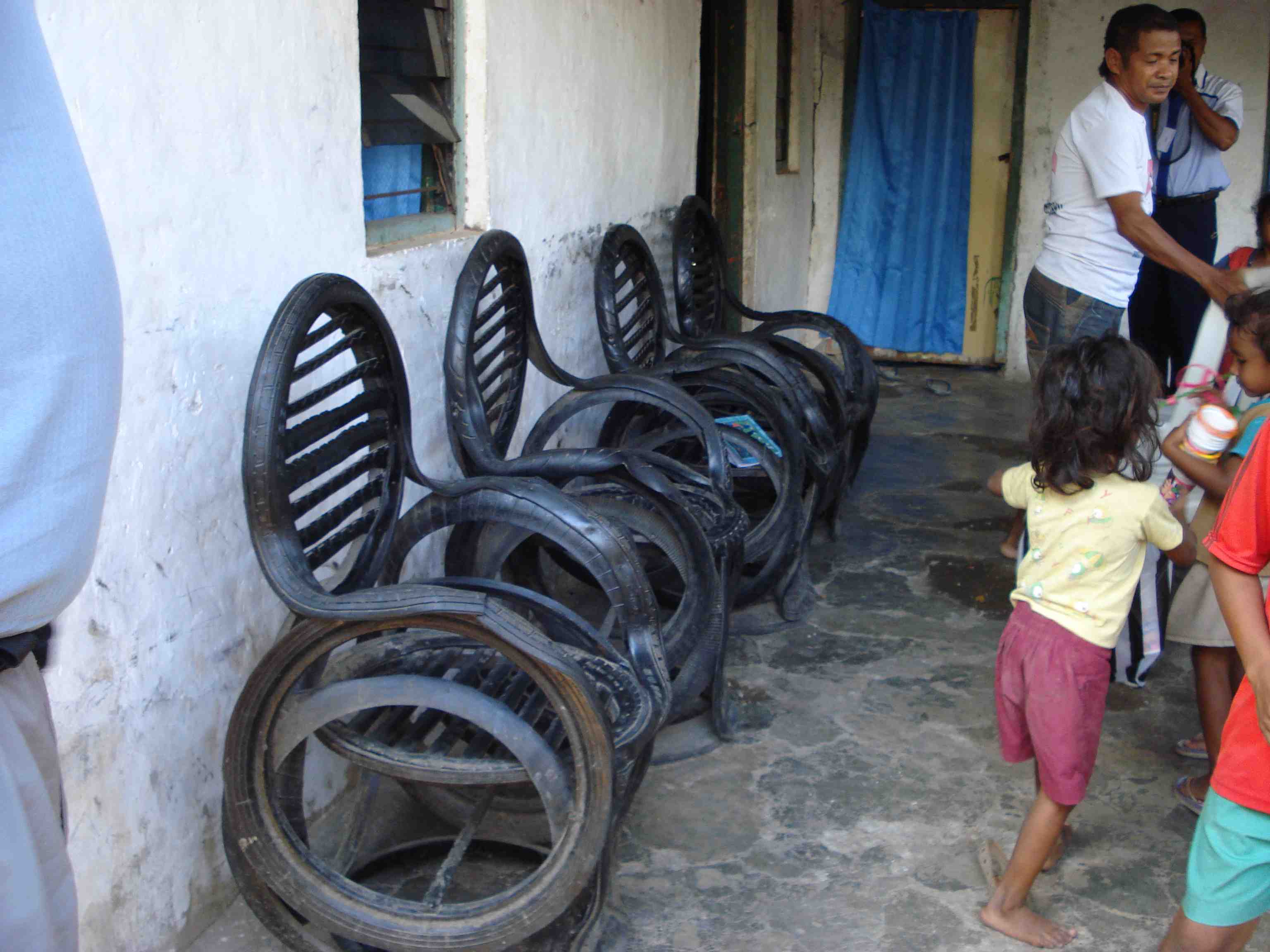 chair Tire chairs.. resourceful and comfortable!