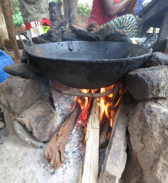 Three stone stove Three stone stove