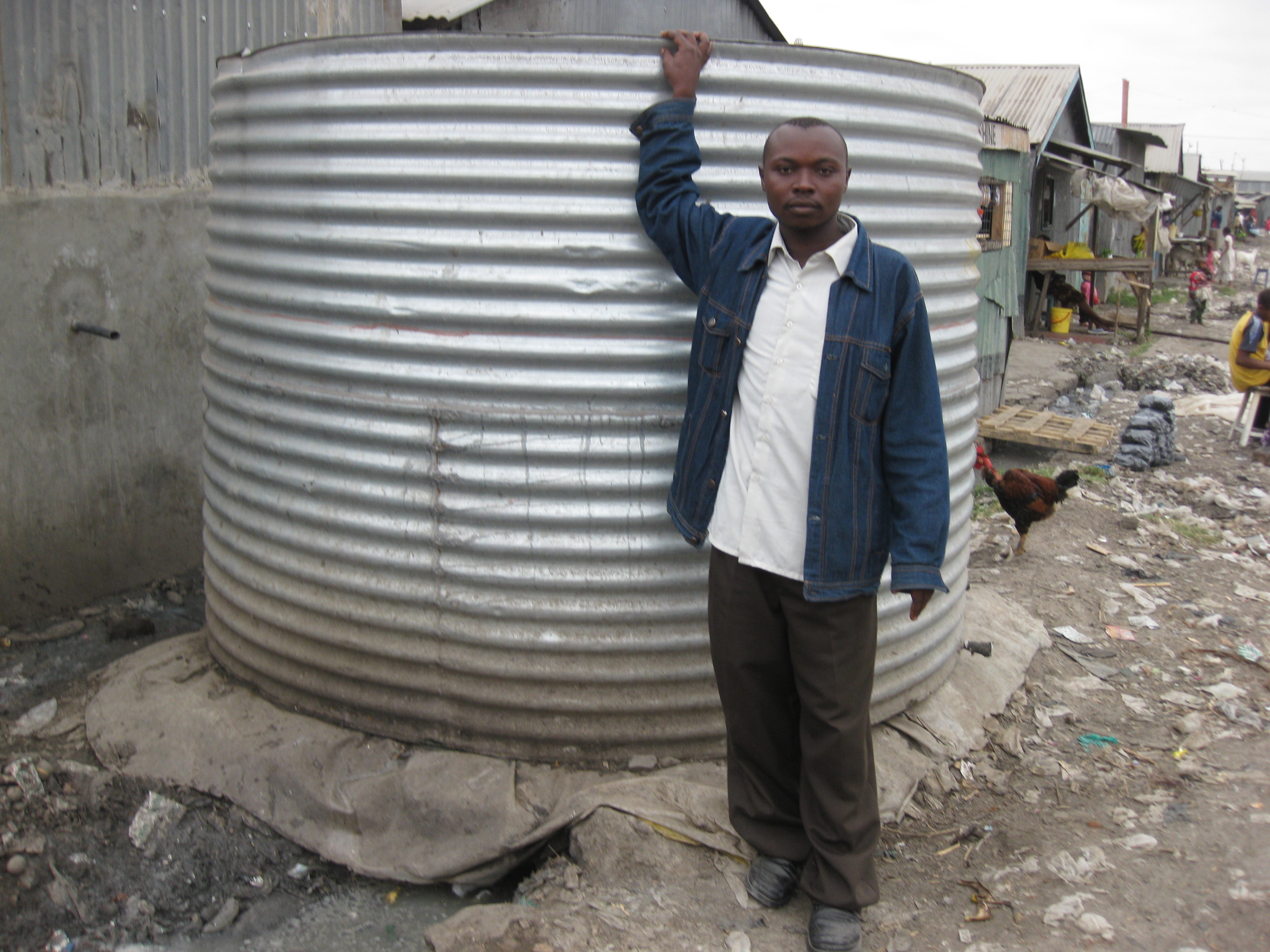 IMG_2701 Titus, a Faulu client in Mukuru