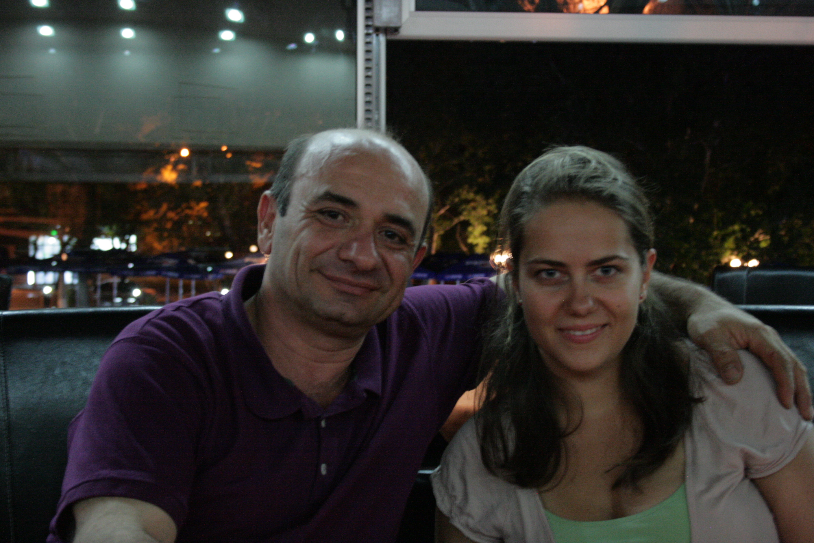 with Sargis with the owner of Mer Taghu (Tumanyan Street, Yerevan)