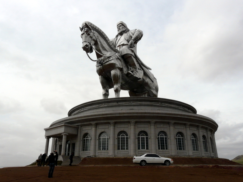 P1020224 Genghis Khan statue about 30 minutes outside of Ulaanbaatar