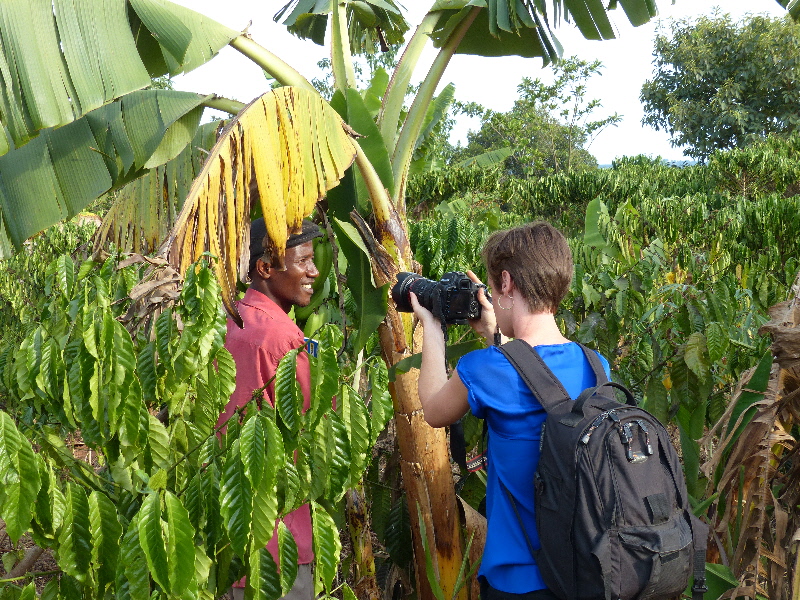 Pascal with his coffee plants