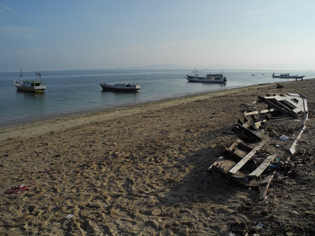 Kupang's waterfront.