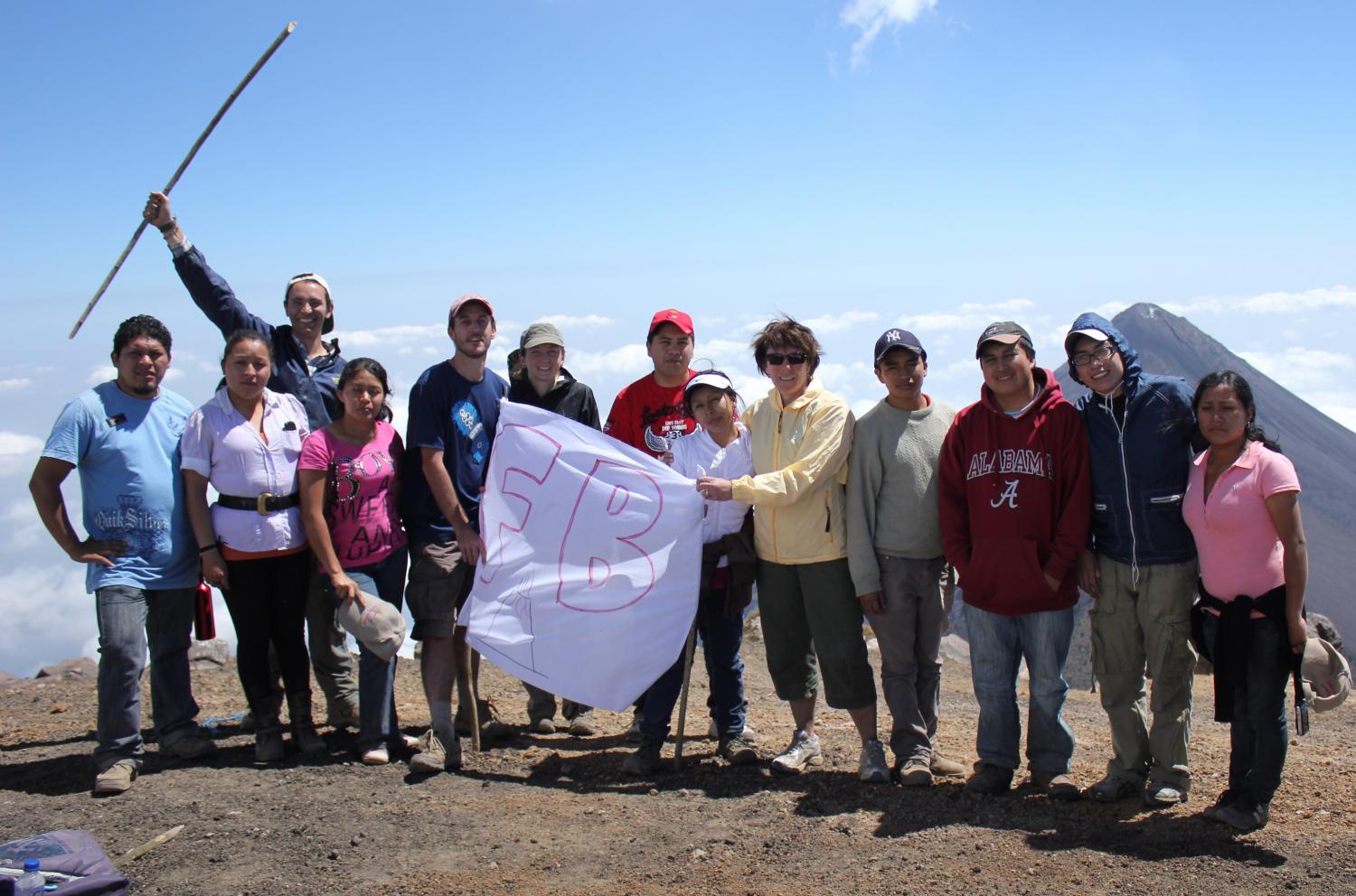 "Team-building staff hike for Friendship Bridge on Volcan Acatenango. In microfinance, 'ain't no mountain high enough,' to keep us from getting to Kiva borrowers. Jeffrey, Friendship Bridge, Guatemala"