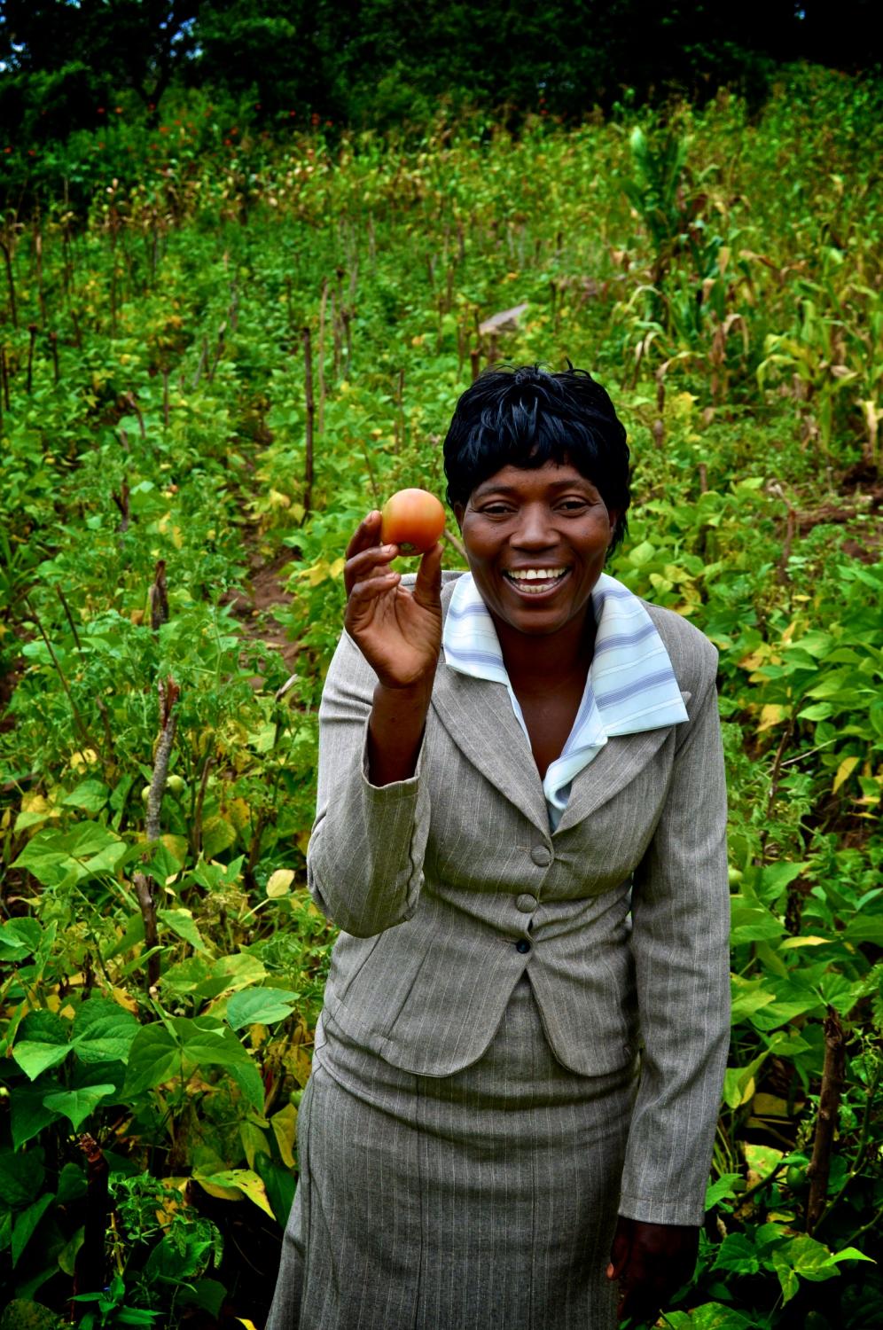 Letticia has expanded her farm thanks to her loan