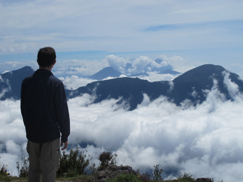 Clouds on Clouds on Clouds. View from the top of Santa Maria Volcano. (Quetzaltenango, Guatemala)