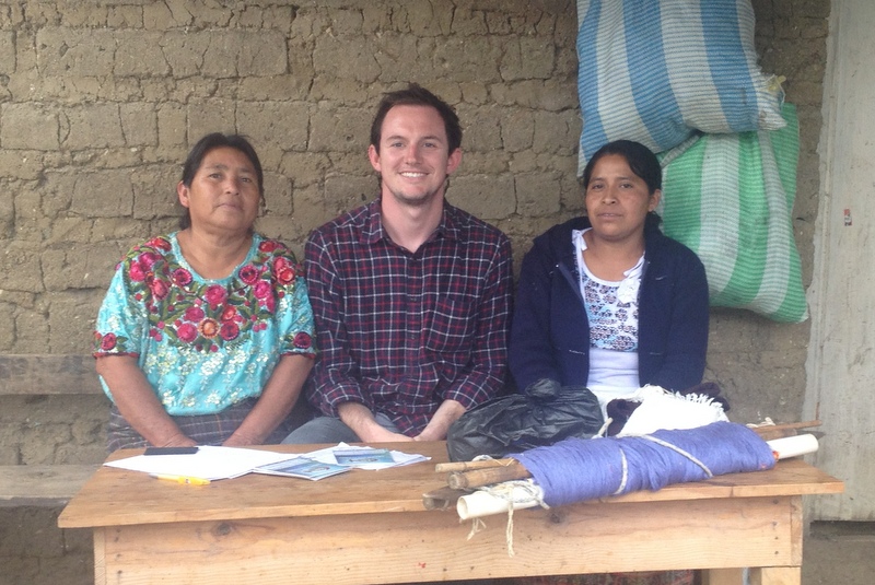 Visiting with Kiva borrowers Tereza and Margarita. They have lots of chickens, pigs and bees which they raise. Additionally, Tereza's success has enabled her to add new rooms onto her house!