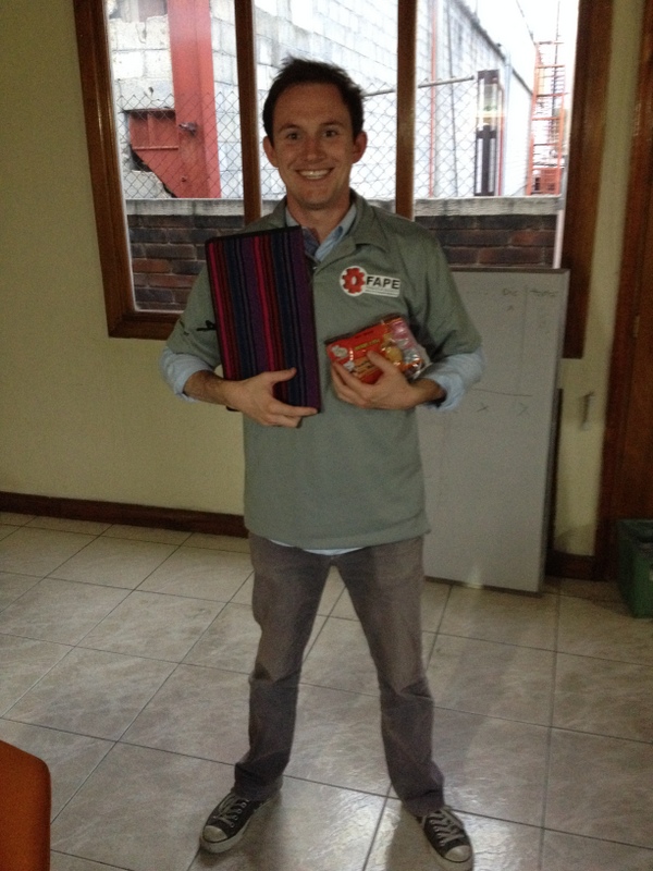 Thanks for the parting gifts. Delicious cookies and some sweet FAPE swag!