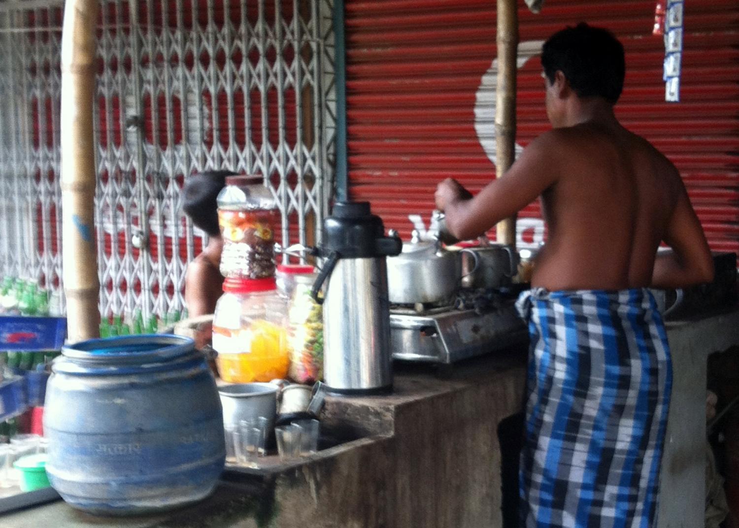 Cha Wallah Preparing Tea