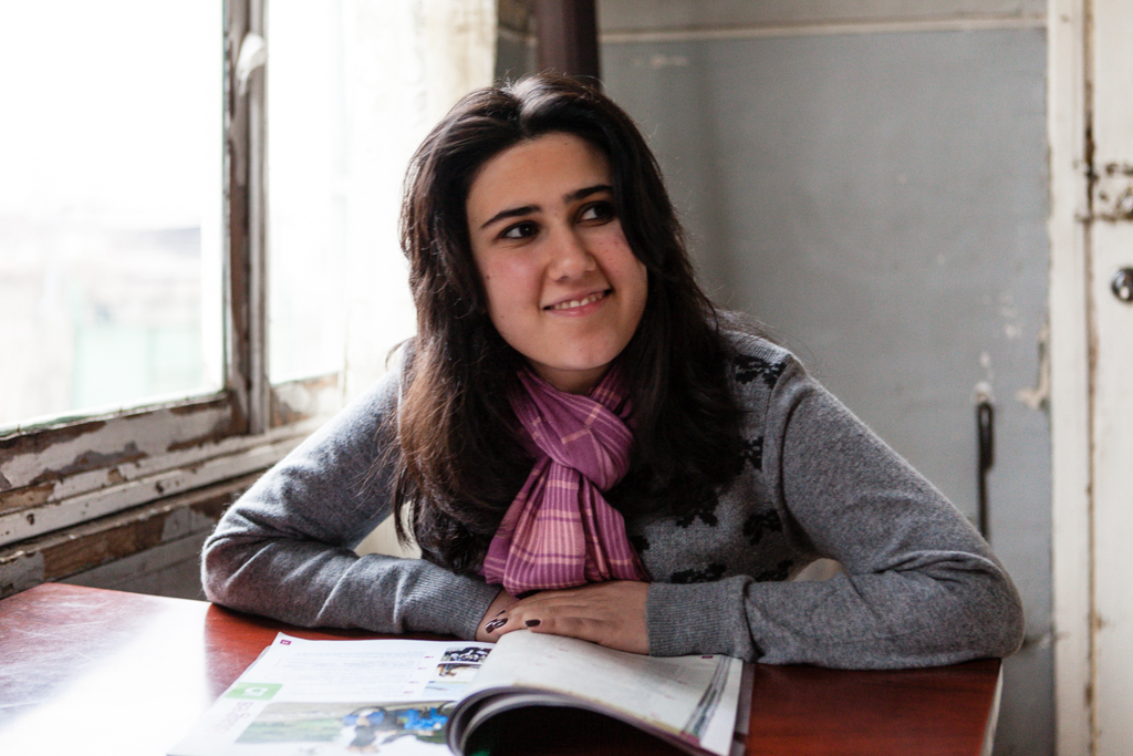 Lilit at home (photo by Liz Fish)