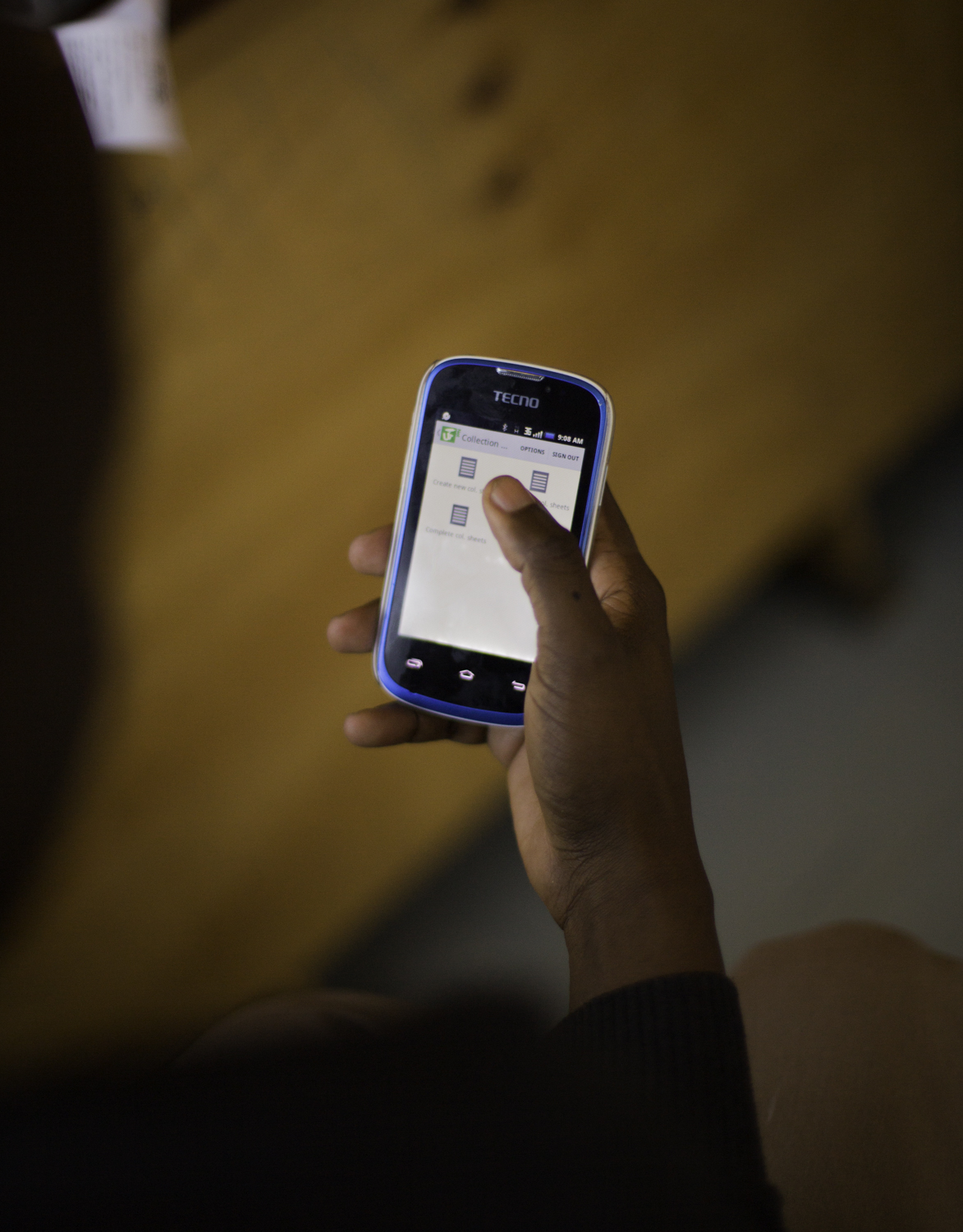 SMEP's loan officer handset