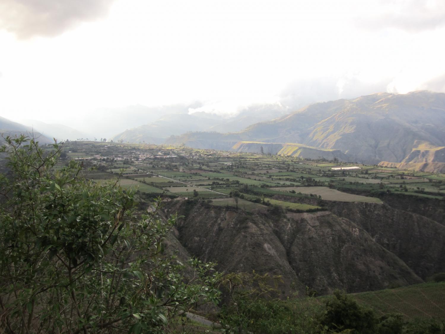 View of Cahuasquí, Ecuador