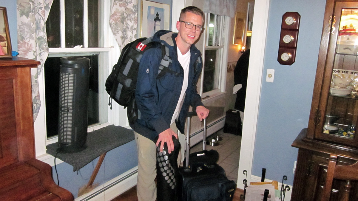 All packed up and ready to go! So long New Jersey