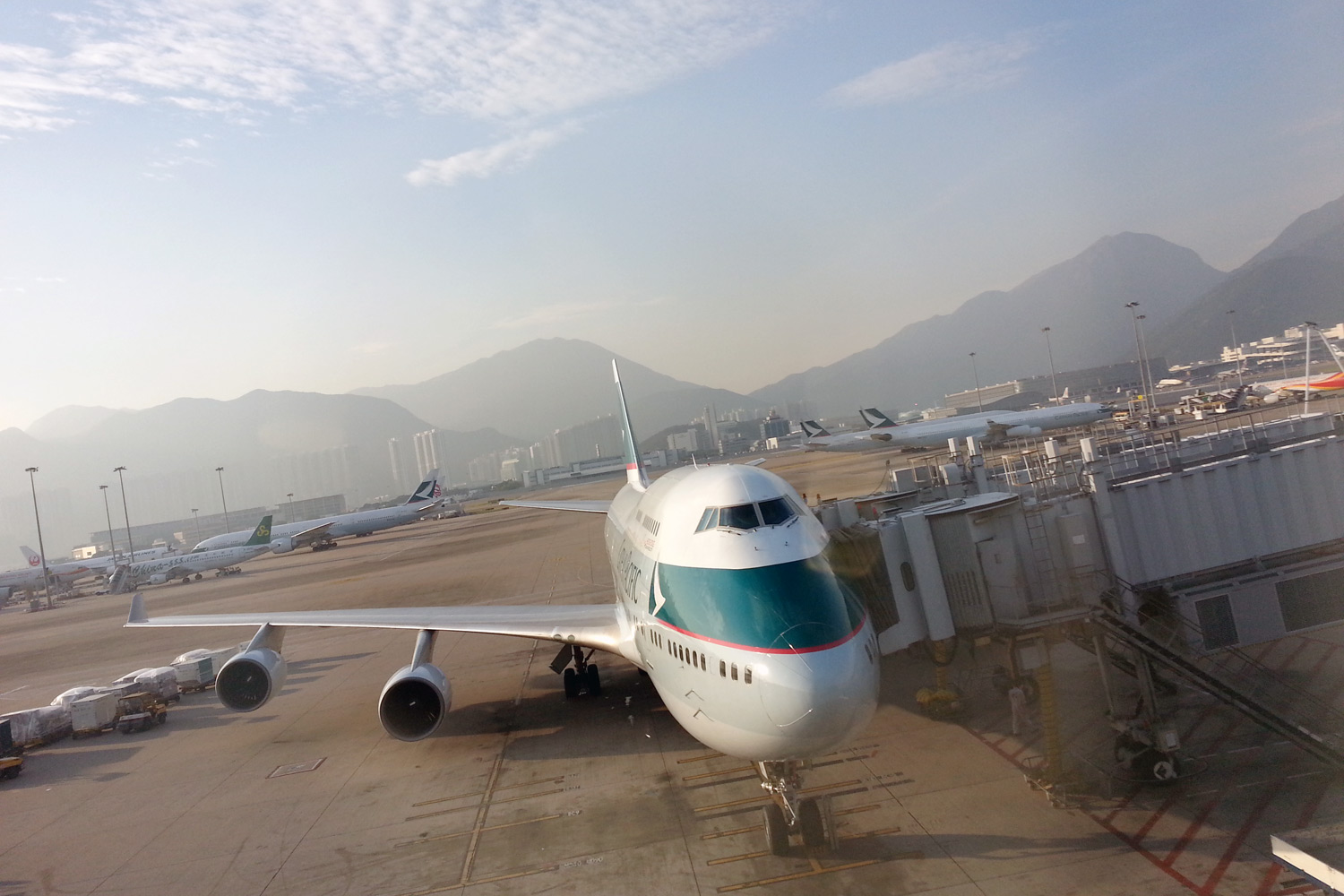At Hong Kong airport awaiting my transfer to the Philippines