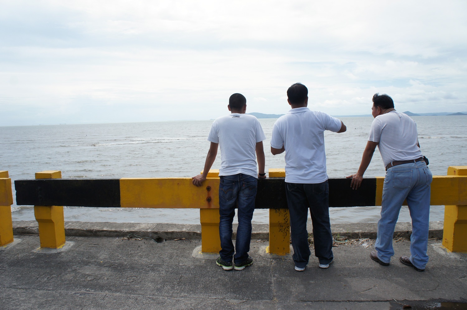 NWTF people waiting as I filmed on the side of the road (Andrew, Pach and Ramil). Photo credit: Yungkit