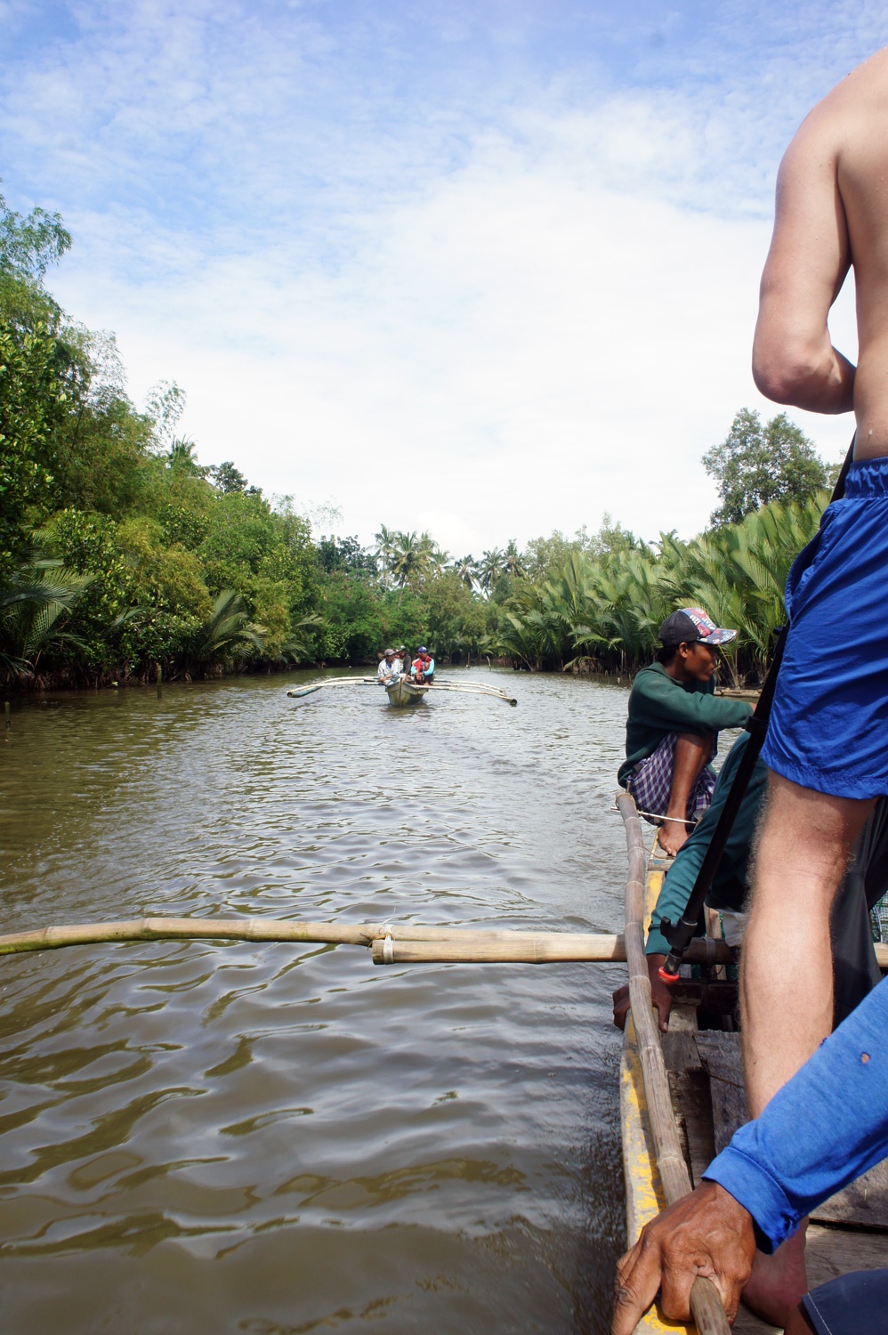 Standing on the fishing boat filming - incredibly unstable! Photo credit: Yungkit