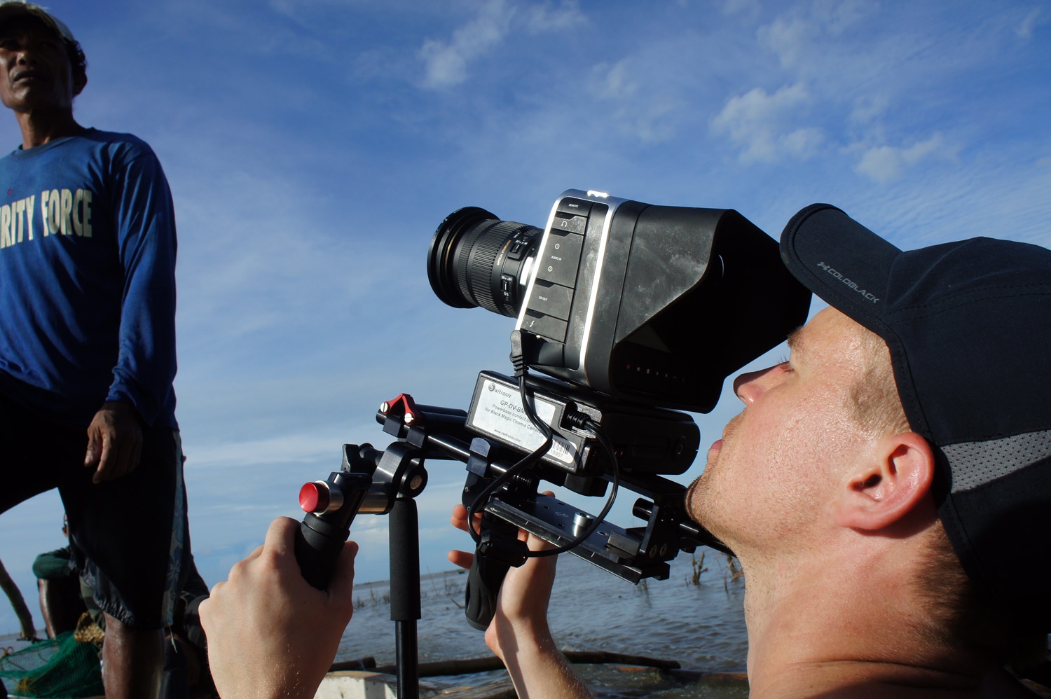 Filming boat captain. Photo credit: Yungkit