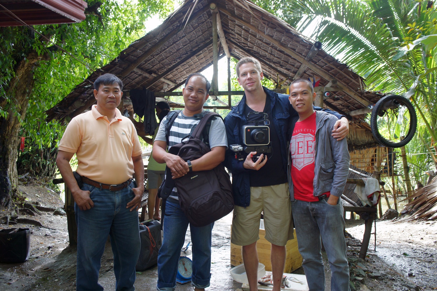 The NWTF team and I, last full day of shooting. Photo credit: Yungkit