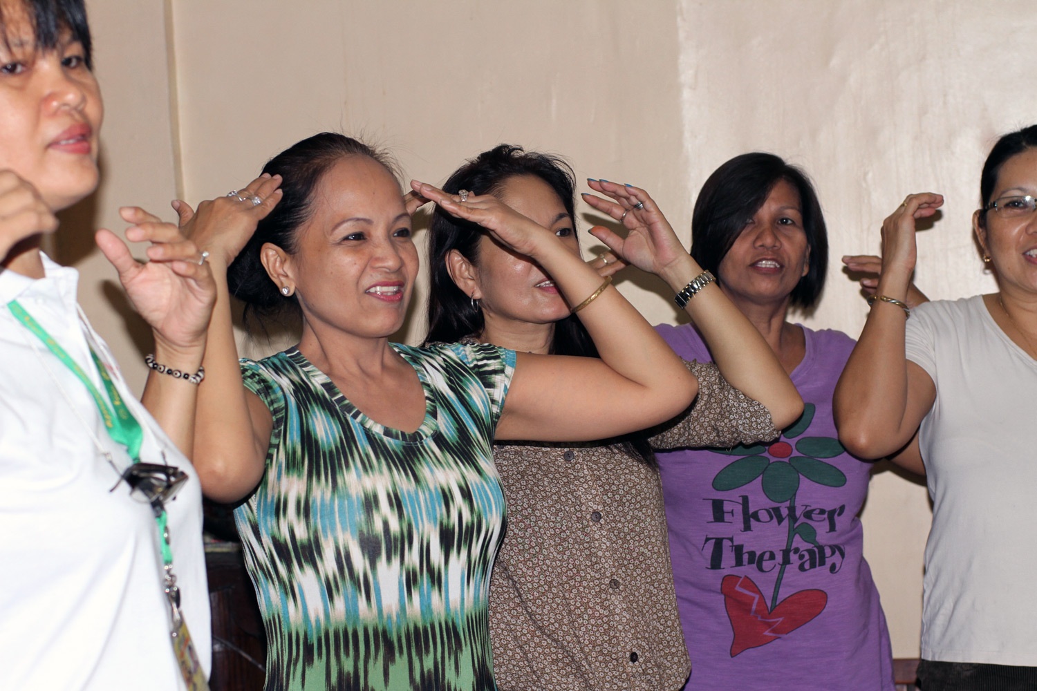 Marisole at CCT Fellowship bible study. Photo credit: Yungkit