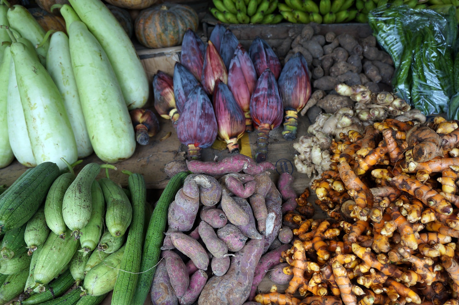 Some of her produce. Photo credit: Yungkit