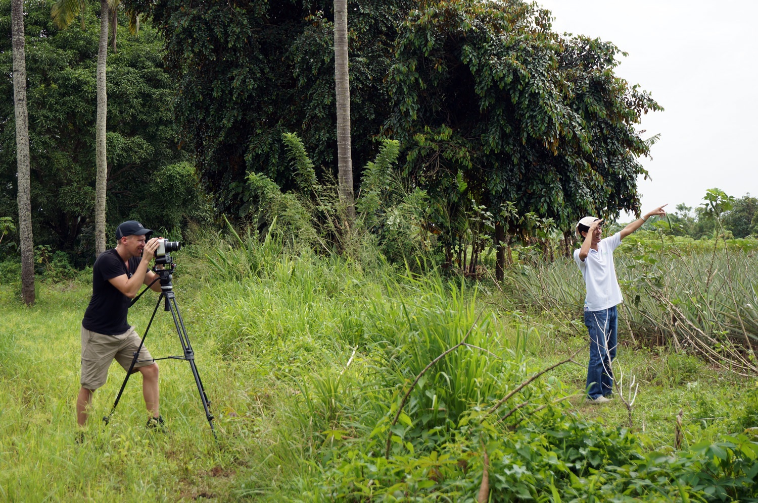 Edwin became quite the comedian on our shoot. Photo credit: Yungkit