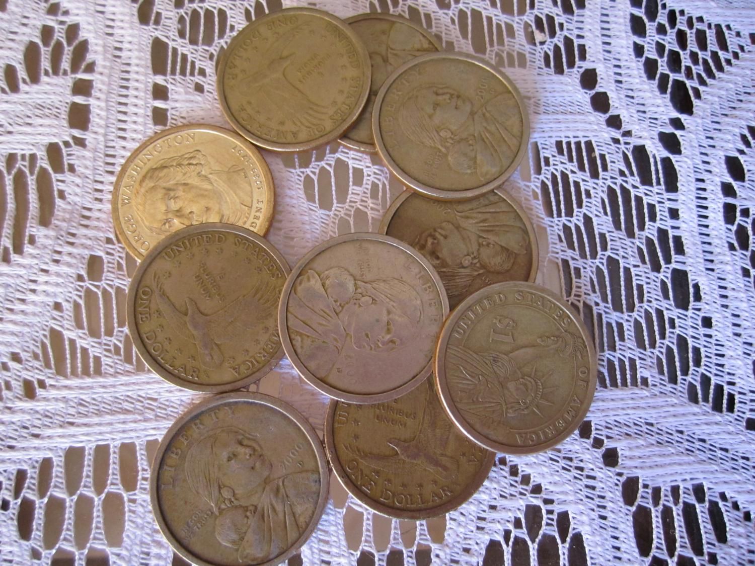 US one-dollar coins