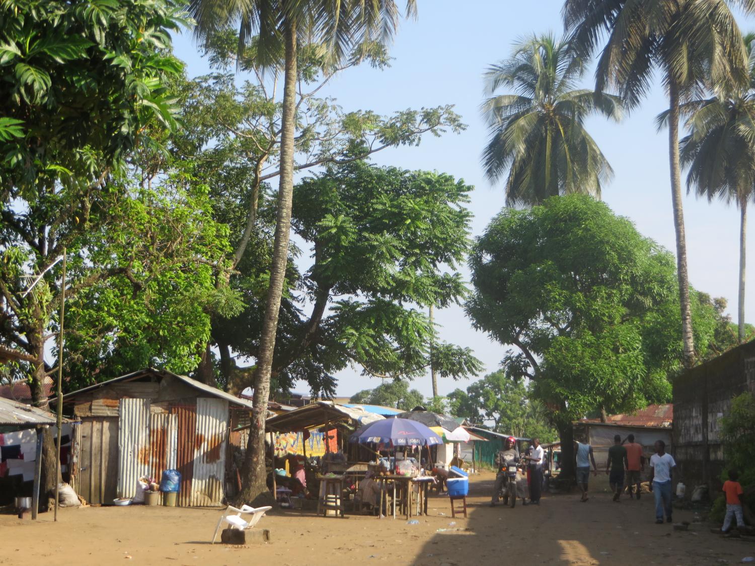 Paynesville south - suburb of Monrovia, Liberia