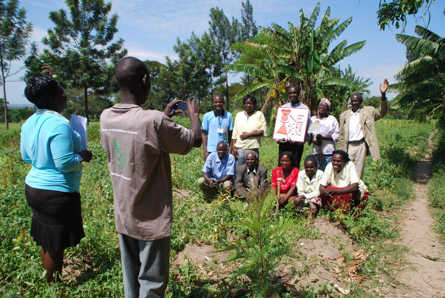 Taking photos for Kiva profiles