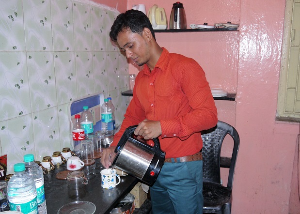 Arindam Making Tea