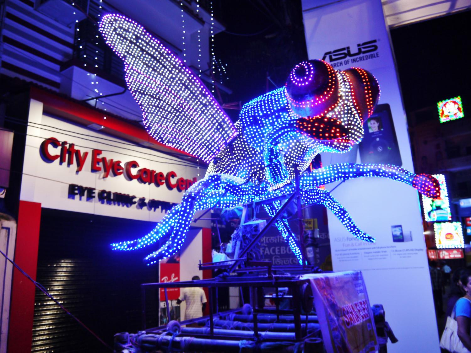 A mechanical light installation