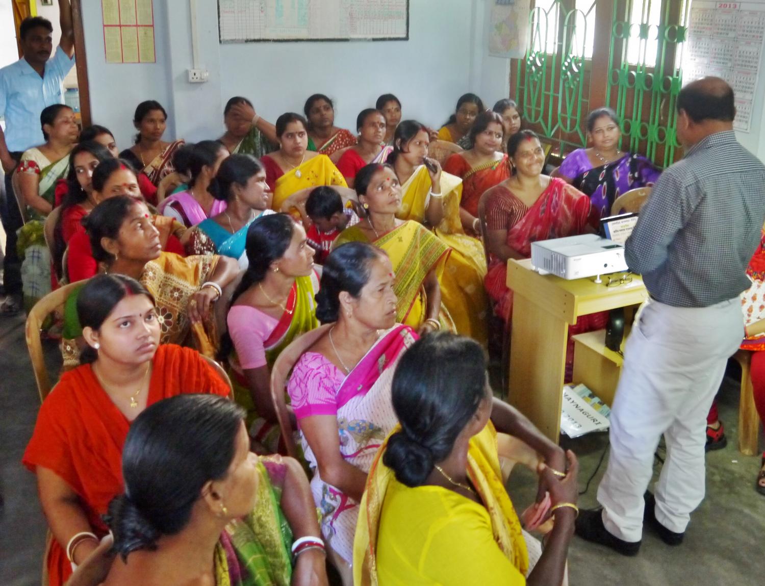 BJS CEO Mr. Das conducting FLAC training in Maynaguri