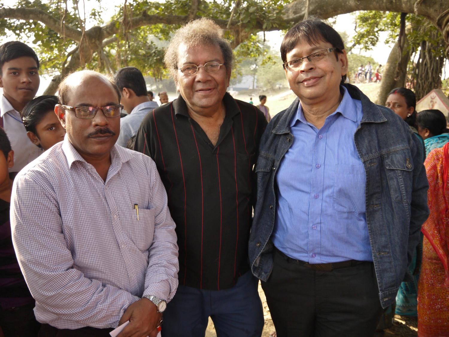 BJS CEO Bishwajit Das, director Biplab Das Gupta and BJS Advisor Swapan Biswas