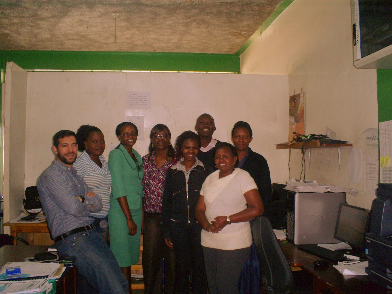 KADET, Naivasha Branch: Me, Fridah, Pauline, Mildred, Stellah, Mike, Rose, Alice