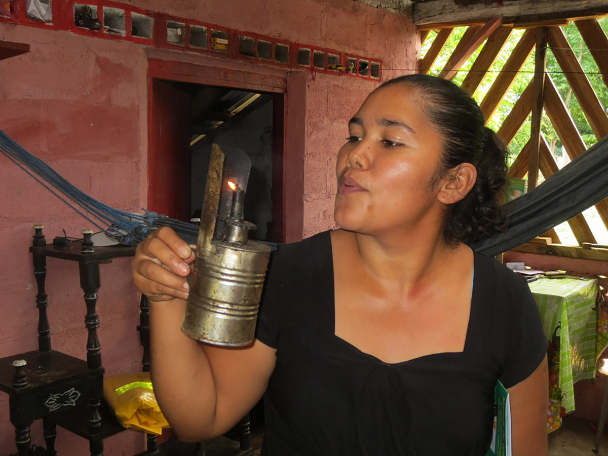 Zobeyda says goodbye to kerosene candles.