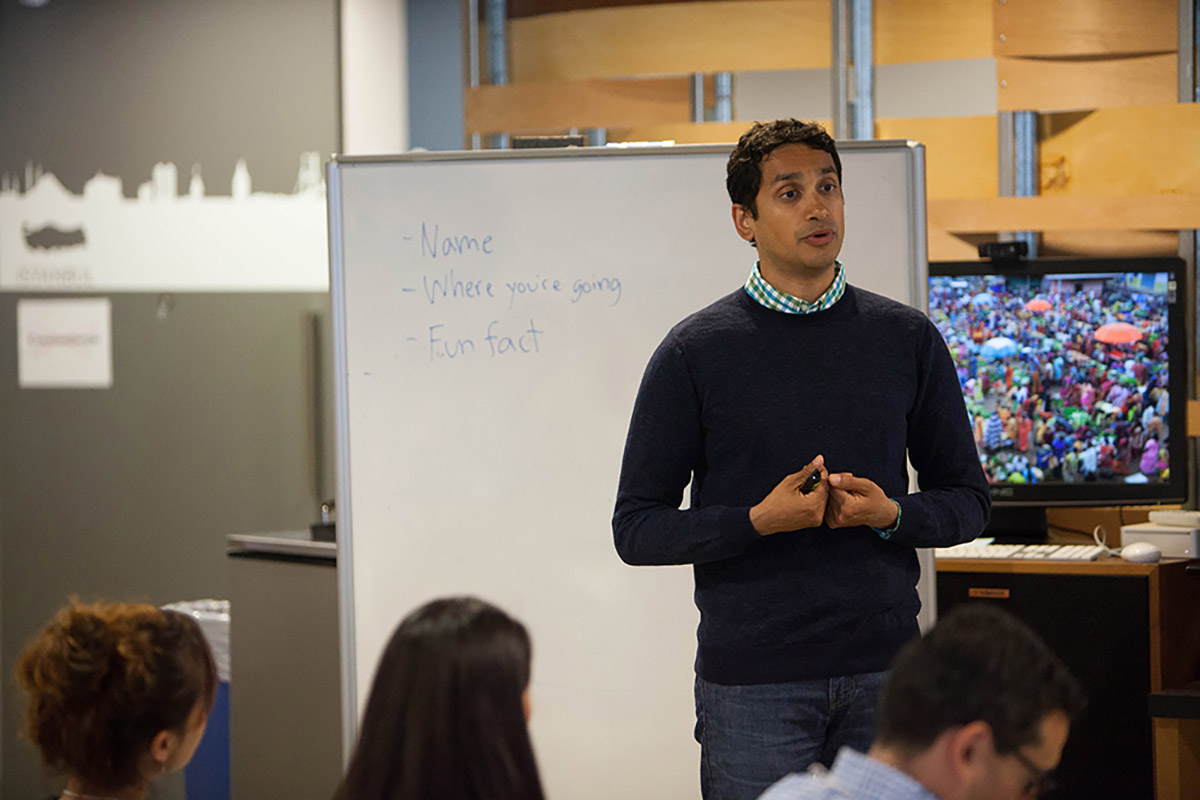 Kiva President Premal Shah addresses our new fellows who are about to embark on a life-changing experience.